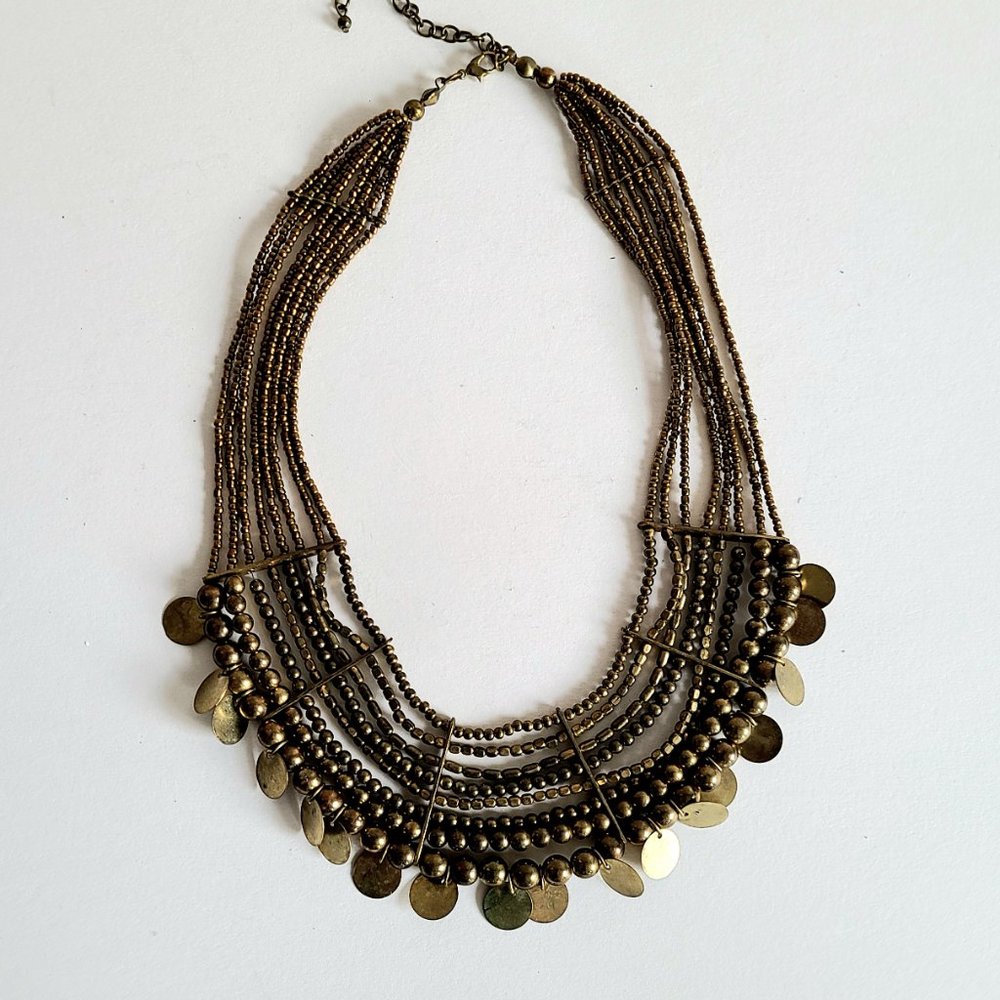 Brass necklace